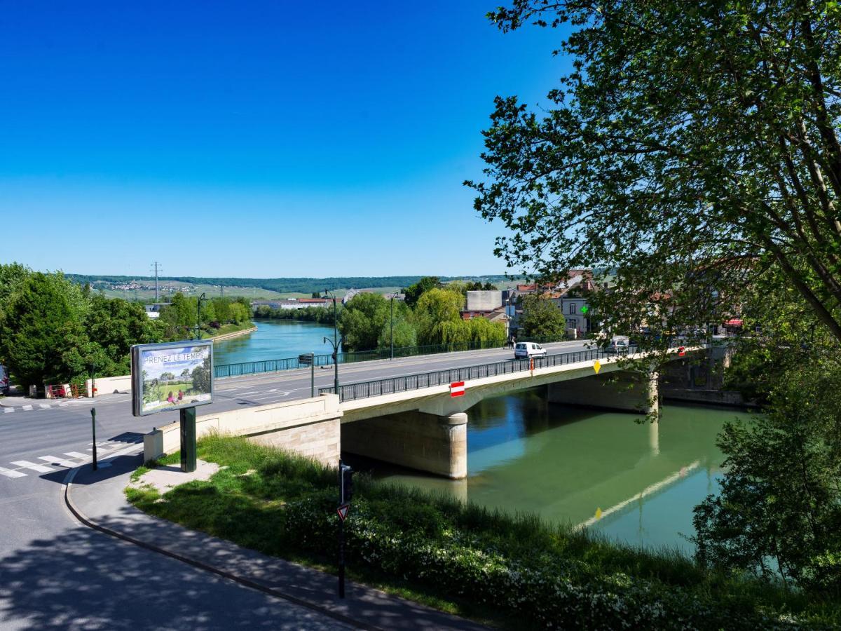 Escale A Epernay Appt 2/4 Pers Aux Bords De Marne Apartment Екстериор снимка